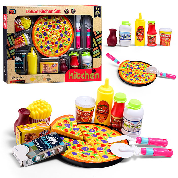 Пицца игрушечная SK30D "Мини пиццерия" в коробке