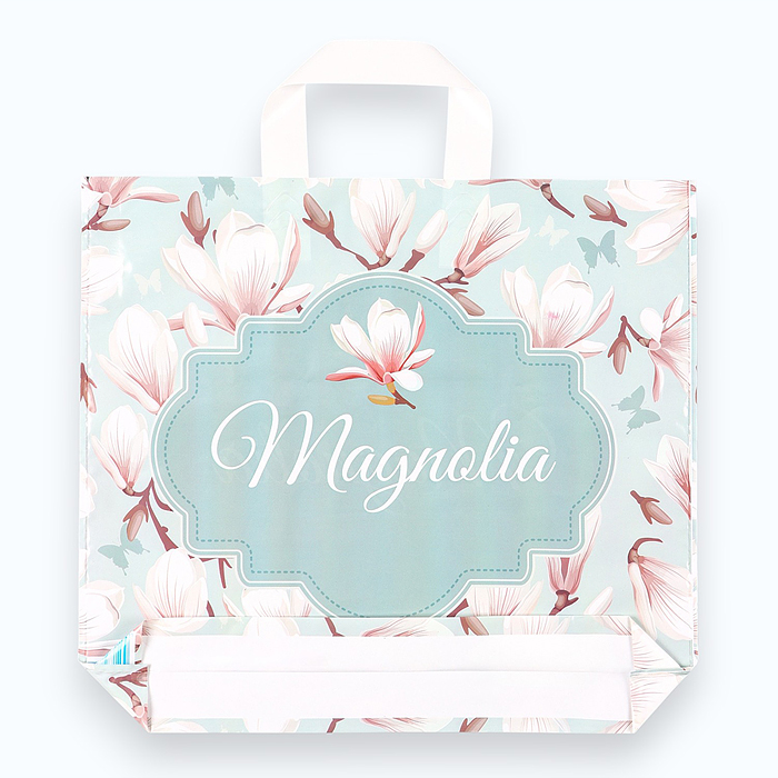 Пакет ПЭ с петлевой ручкой 38х34+3см (70) (Магнолия)