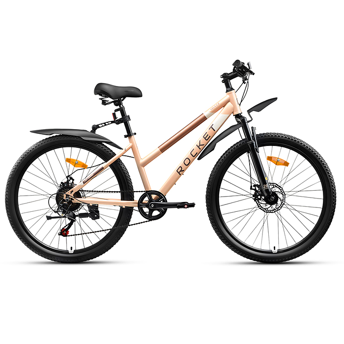 Велосипед 26" Rocket Vela 2.0, цвет бежевый, размер 15"