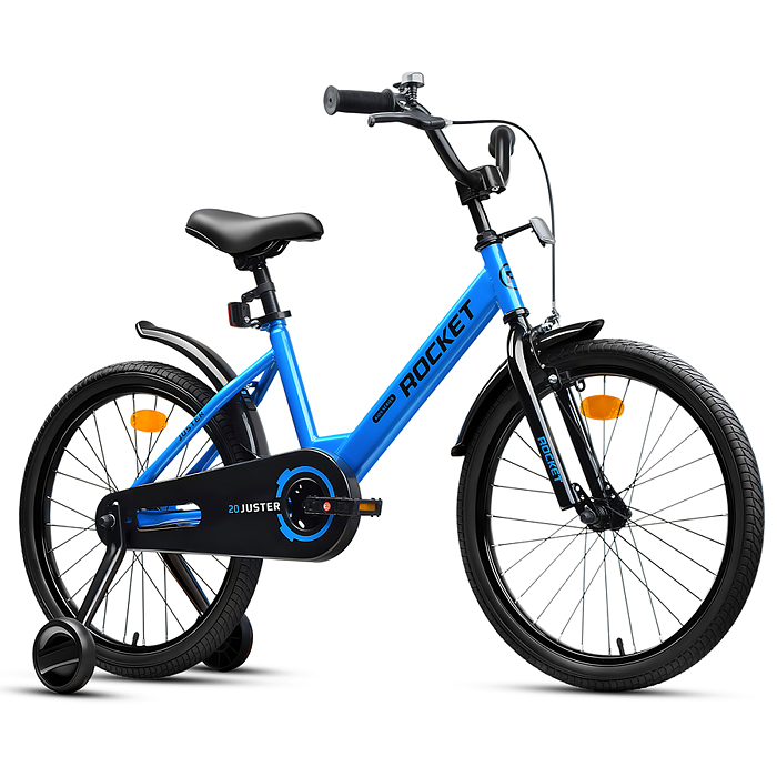Фото к товару Велосипед 20" Rocket Juster, цвет синий Велосипед 20" Rocket Juster, цвет синий