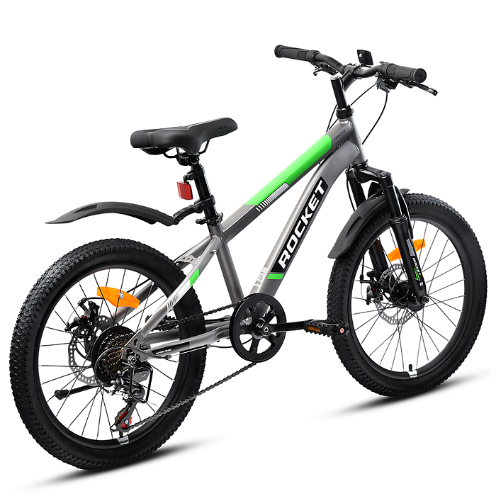 Фото к товару Велосипед 20" Rocket Crux 2.0 , цвет серый, размер 11" Велосипед 20" Rocket Crux 2.0 , цвет серый, размер 11"