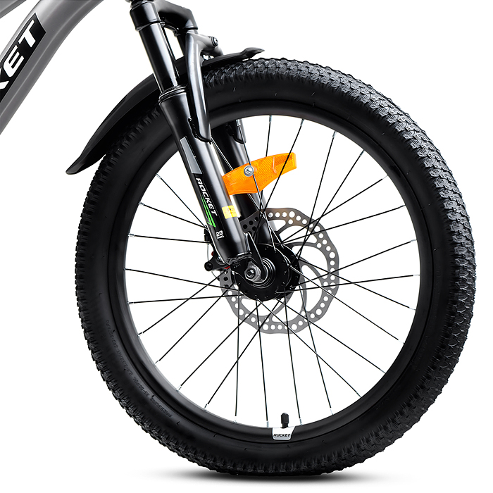 Фото к товару Велосипед 20" Rocket Crux 2.0 , цвет серый, размер 11" Велосипед 20" Rocket Crux 2.0 , цвет серый, размер 11"