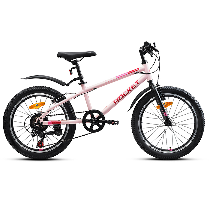 Велосипед 20" Rocket Crux 1.0 , цвет розовый, размер 11"