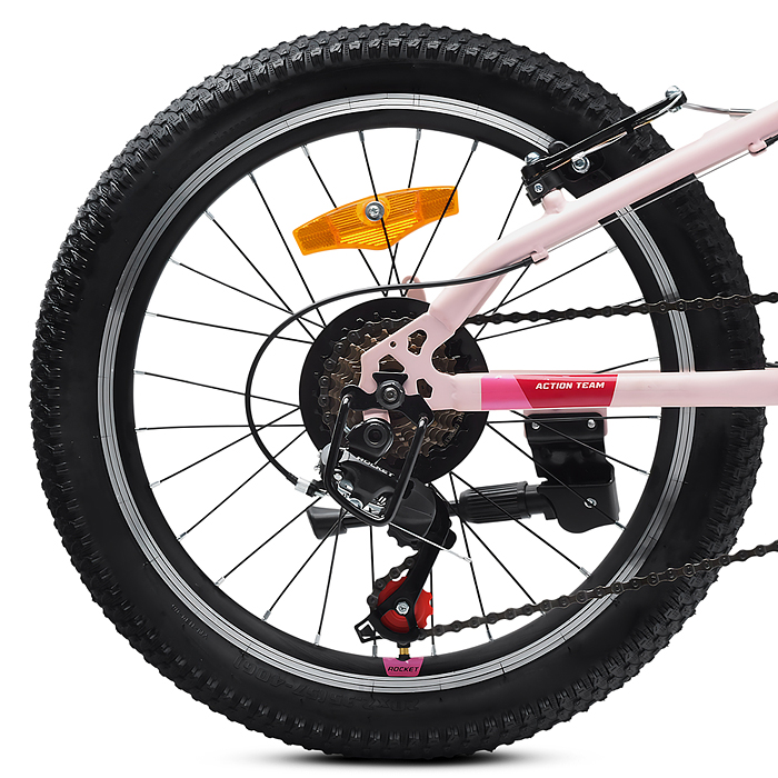 Фото к товару Велосипед 20" Rocket Crux 1.0 , цвет розовый, размер 11" Велосипед 20" Rocket Crux 1.0 , цвет розовый, размер 11"