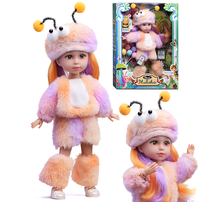 Кукла QJ183D "Виктория" в костюме, в коробке