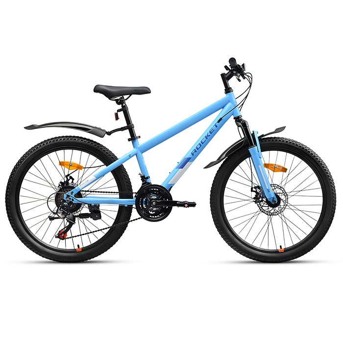Велосипед 24" Rocket Aries 2.0 , цвет синий, размер 13"