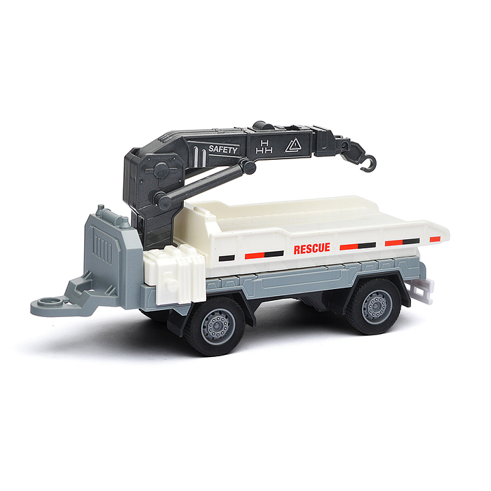 Машина KLX900-56 "Вилочный погрузчик" с прицепом (свет, звук) в коробке