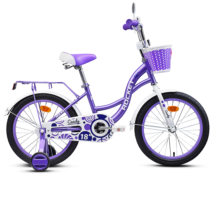 Велосипед 18" Rocket Candy, цвет фиолетовый