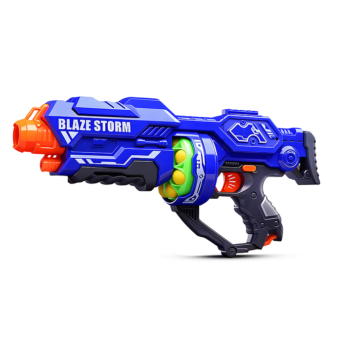 Фото к товару Бластер ZC7116A "Blaze Storm" с мягкими пулями, в коробке Бластер ZC7116A "Blaze Storm" с мягкими пулями, в коробке