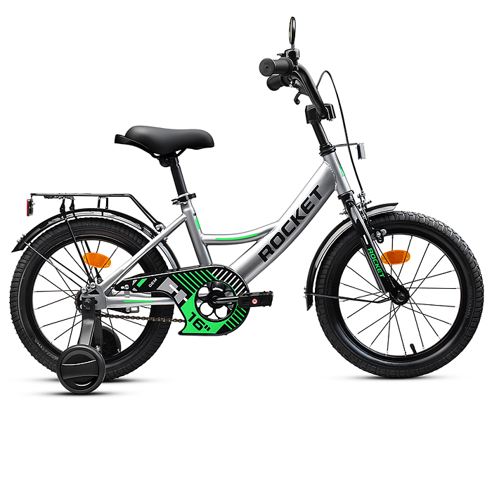 Велосипед 16" Rocket Gem, цвет серый