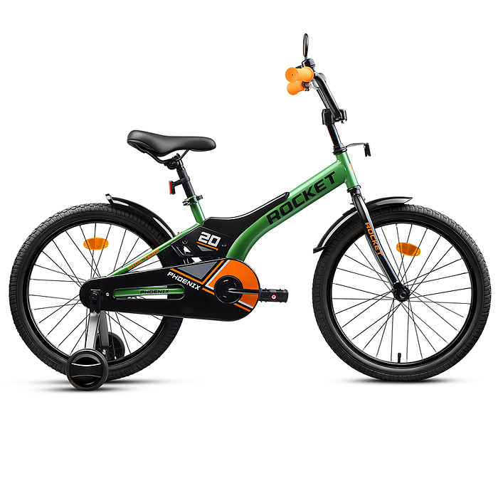 Велосипед 20" Rocket Phoenix, цвет зеленый