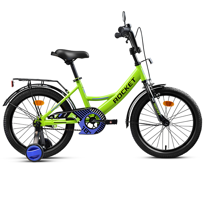 Велосипед 18" Rocket Gem, цвет зеленый