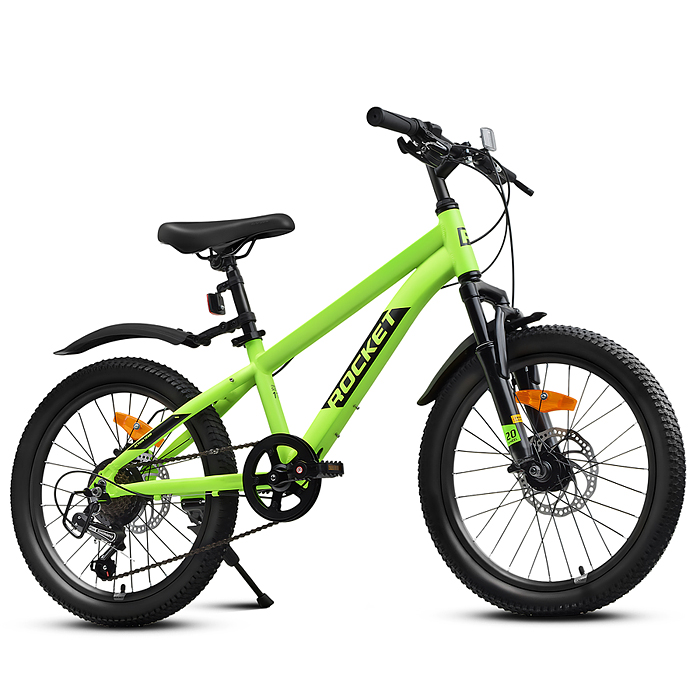 Фото к товару Велосипед 20" Rocket Crux 4.0 , цвет зеленый, размер 11" Велосипед 20" Rocket Crux 4.0 , цвет зеленый, размер 11"