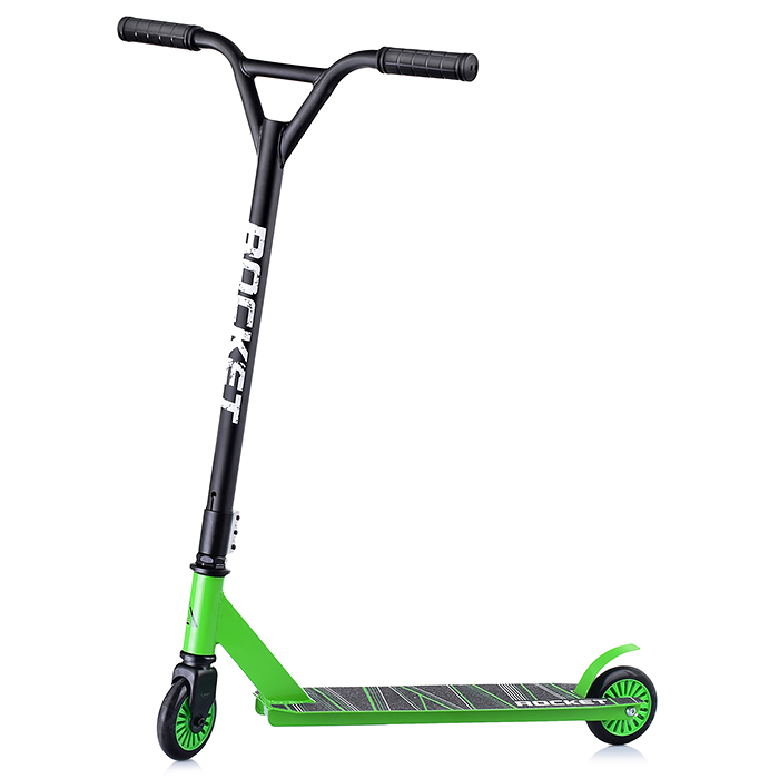 Фото к товару Самокат трюковый ROCKET,колеса PU/пластик 100 мм,ABEC 7 Самокат трюковый ROCKET,колеса PU/пластик 100 мм,ABEC 7