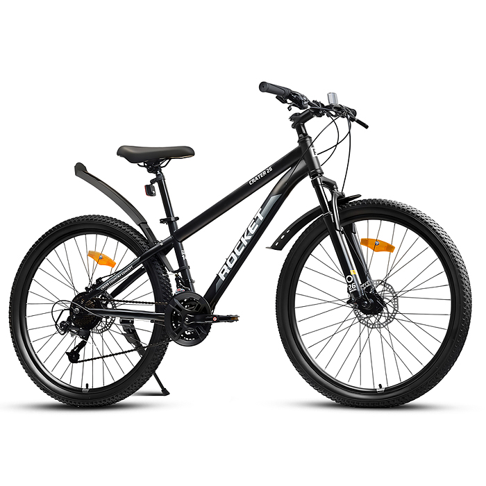 Фото к товару Велосипед 26" Rocket Crater 26, цвет черный, размер 14" Велосипед 26" Rocket Crater 26, цвет черный, размер 14"