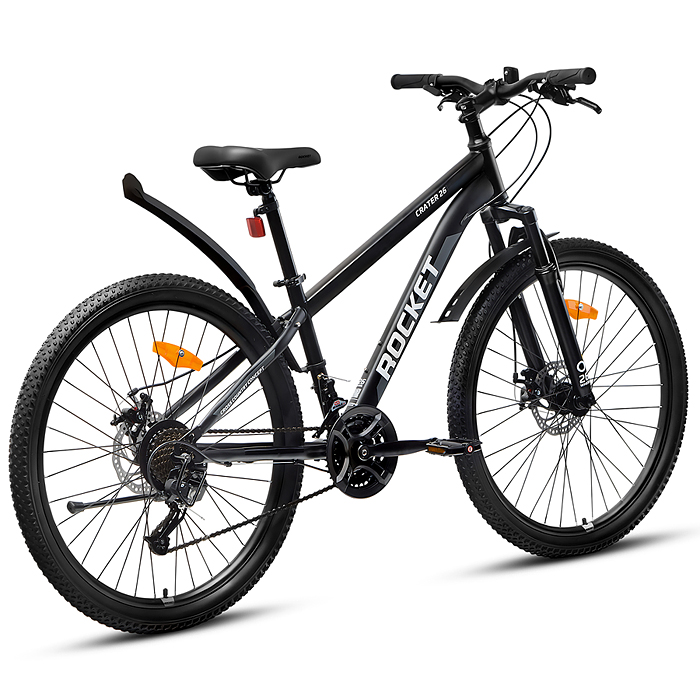 Фото к товару Велосипед 26" Rocket Crater 26, цвет черный, размер 14" Велосипед 26" Rocket Crater 26, цвет черный, размер 14"