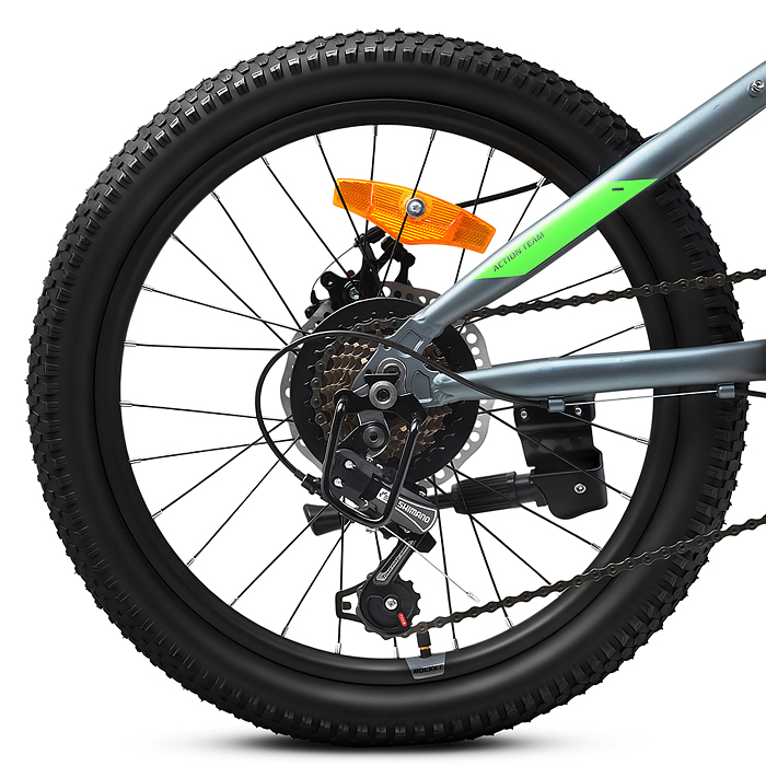 Фото к товару Велосипед 20" Rocket Crux 4.0 , цвет серый, размер 11" Велосипед 20" Rocket Crux 4.0 , цвет серый, размер 11"