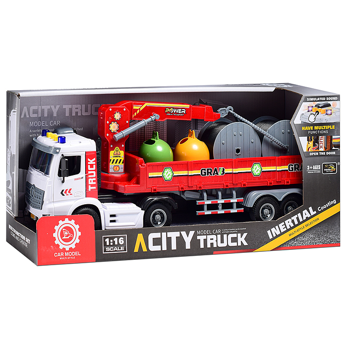 Фото к товару Машина ZH814-23 "АвтоСила" на батарейках, в коробке Машина ZH814-23 "АвтоСила" на батарейках, в коробке