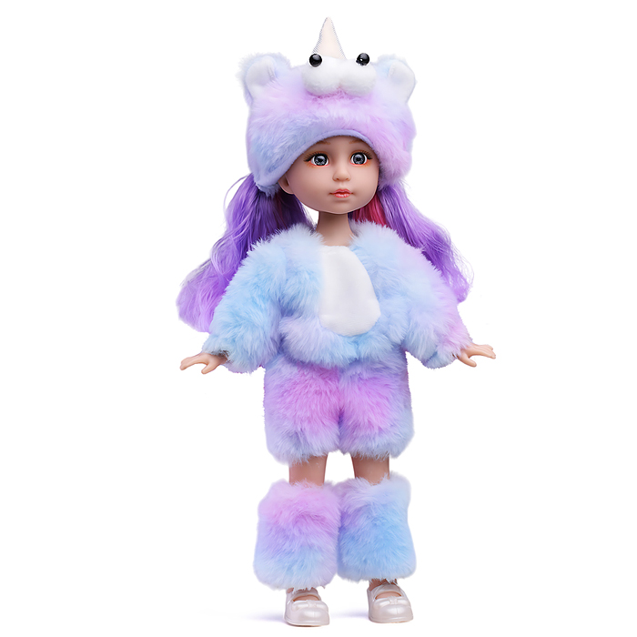 Фото к товару Кукла QJ183C "Дарина" в костюме единорога, в коробке Кукла QJ183C "Дарина" в костюме единорога, в коробке