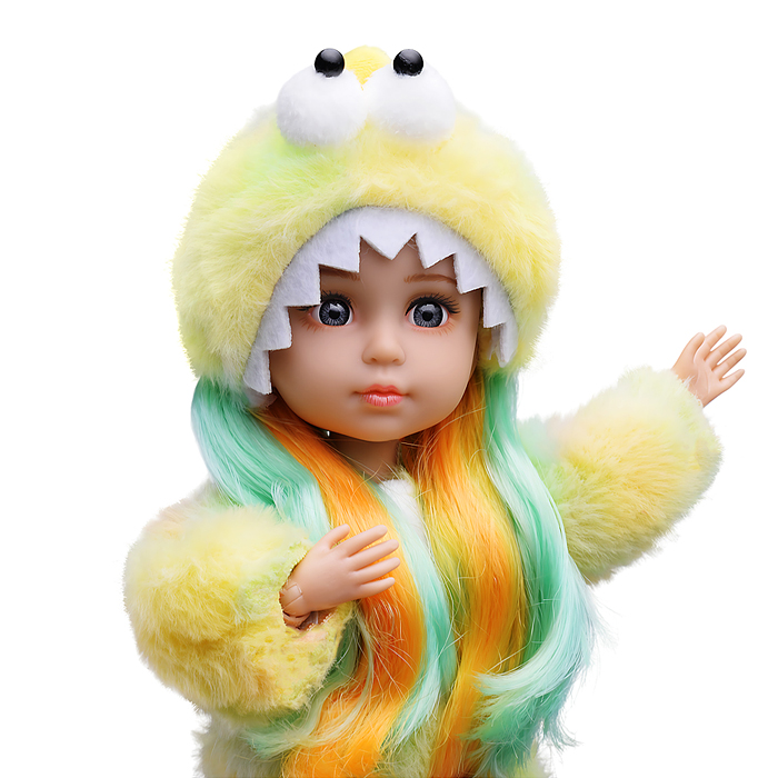 Фото к товару Кукла QJ183B "Лика" в костюме дракоши, в коробке Кукла QJ183B "Лика" в костюме дракоши, в коробке