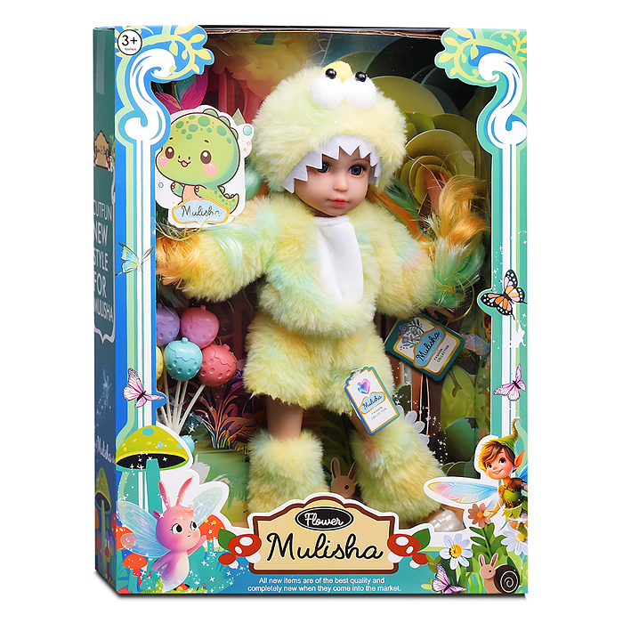 Фото к товару Кукла QJ183B "Лика" в костюме дракоши, в коробке Кукла QJ183B "Лика" в костюме дракоши, в коробке