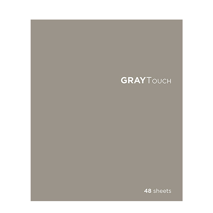 Тетрадь 48л. клетка "ГрейТач" А5 Скрепка S 