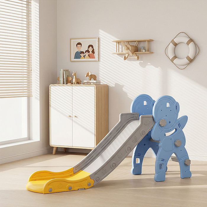 Горка детская UT0110 "Космонавт" (цвет голубой)