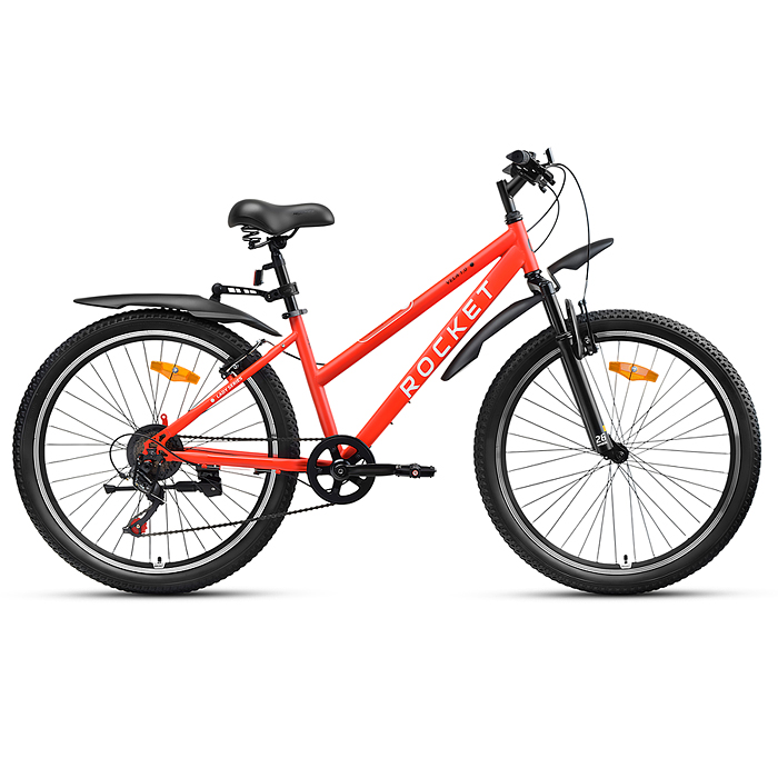 Велосипед 26" Rocket Vela 1.0, цвет красный, размер 15"