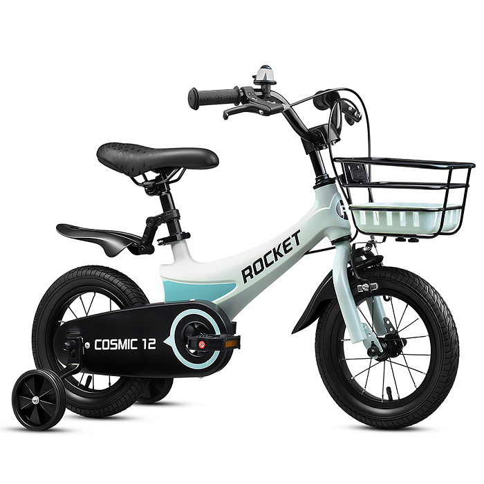 Фото к товару Велосипед 12" Rocket Cosmic, цвет бирюзовый Велосипед 12" Rocket Cosmic, цвет бирюзовый