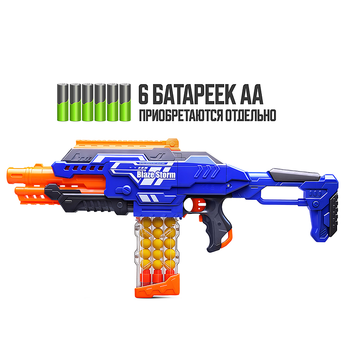 Фото к товару Бластер ZC7101 "Супер атака" с мягкими пулями, в коробке Бластер ZC7101 "Супер атака" с мягкими пулями, в коробке