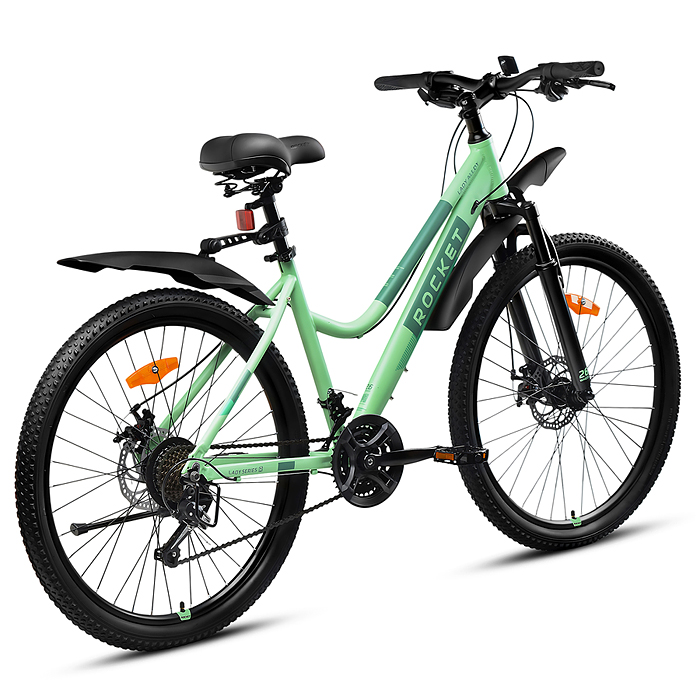 Велосипед 26" Rocket lady Alloy 26, цвет светло-зеленый, размер 17"