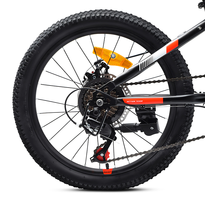 Фото к товару Велосипед 20" Rocket Crux 2.0 , цвет черный, размер 11" Велосипед 20" Rocket Crux 2.0 , цвет черный, размер 11"