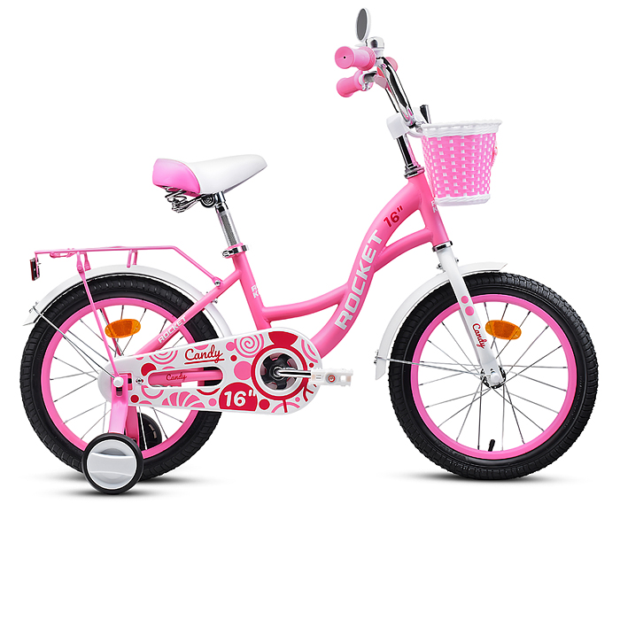 Велосипед 16" Rocket Candy, цвет розовый 