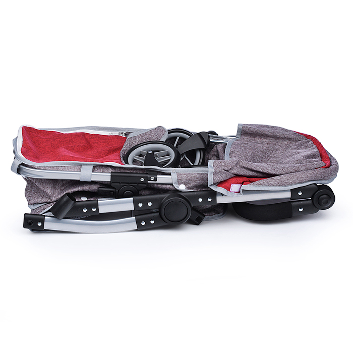 Фото к товару Коляска - трансформер 9620 для кукол, металлическая, регулируемая ручка, с корзиной, в пакете Коляска - трансформер 9620 для кукол, металлическая, регулируемая ручка, с корзиной, в пакете