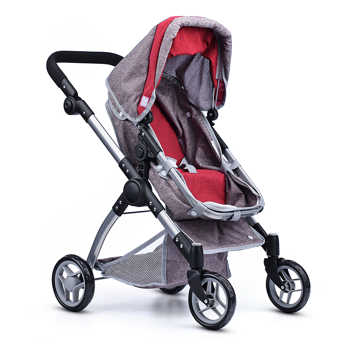 Фото к товару Коляска - трансформер 9620 для кукол, металлическая, регулируемая ручка, с корзиной, в пакете Коляска - трансформер 9620 для кукол, металлическая, регулируемая ручка, с корзиной, в пакете