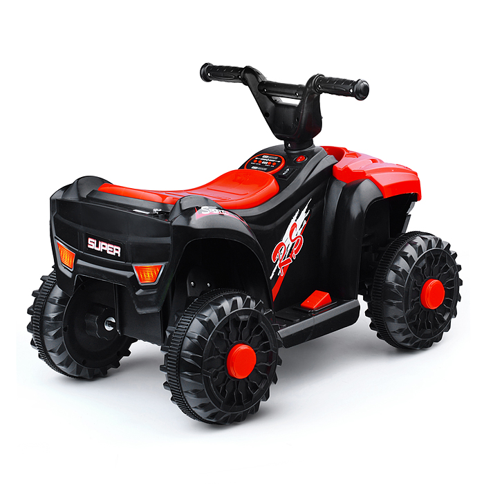 Фото к товару Квадроцикл U014104Y "Супер квадро" на аккумуляторе, в коробке (красный) Квадроцикл U014104Y "Супер квадро" на аккумуляторе, в коробке (красный)