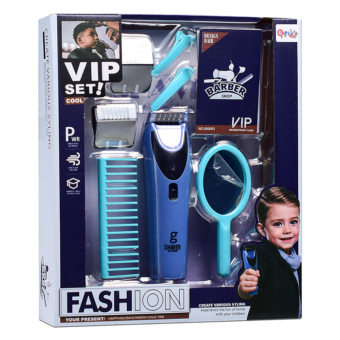 Фото к товару Набор стилиста QY046 "Barbershop" в коробке Набор стилиста QY046 "Barbershop" в коробке