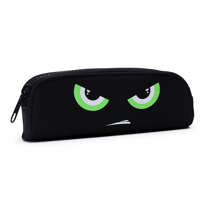 Пенал "Bad Boy" 22x7,5x5,5 см, овальный с крупной тракторной молнией для 60 предметов