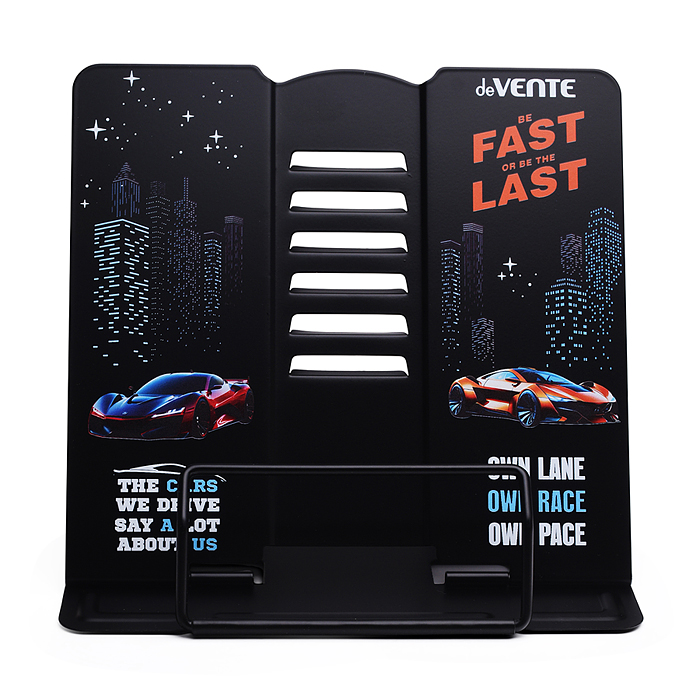Подставка для учебников и книг "Fast Or Last" 20x19 см, металлическая окрашенная, вес 430 г