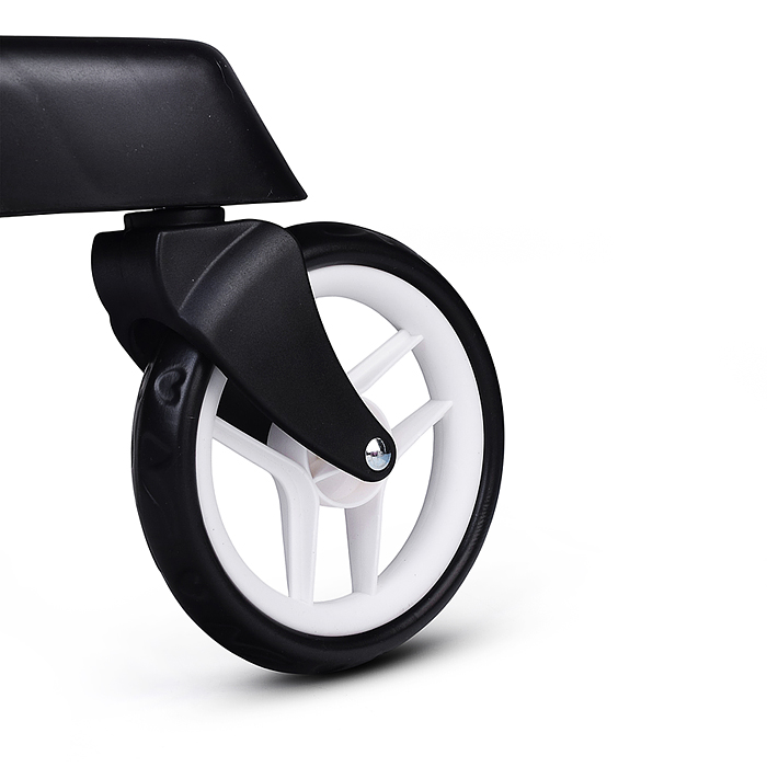 Коляска-люлька 9631A для кукол, металлическая, с сумкой, цвет ярко-розовый