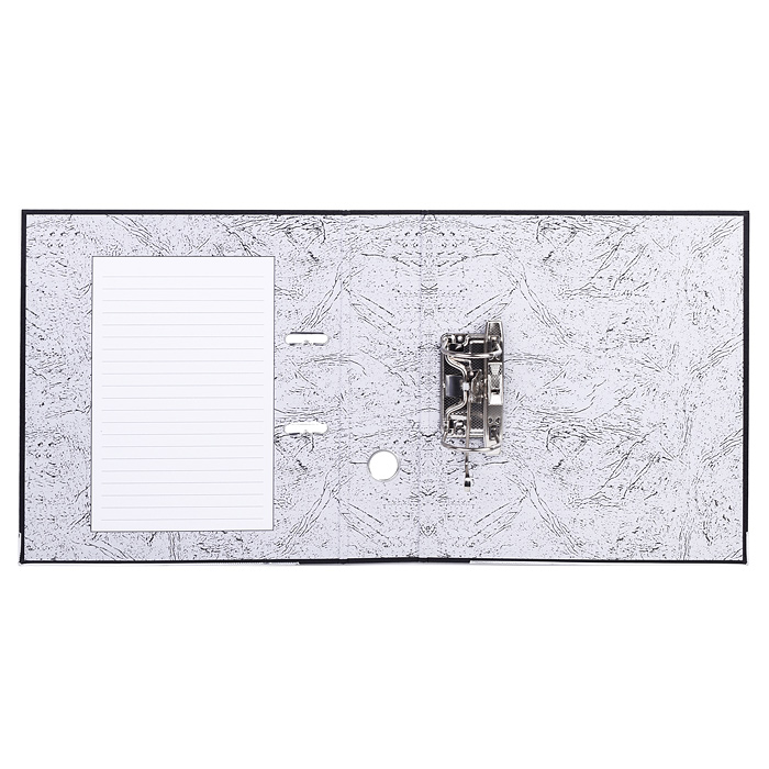 Папка с арочным механизмом "Attomex" A4 75 мм PP собранная, металлическая окантовка, запечатка фор