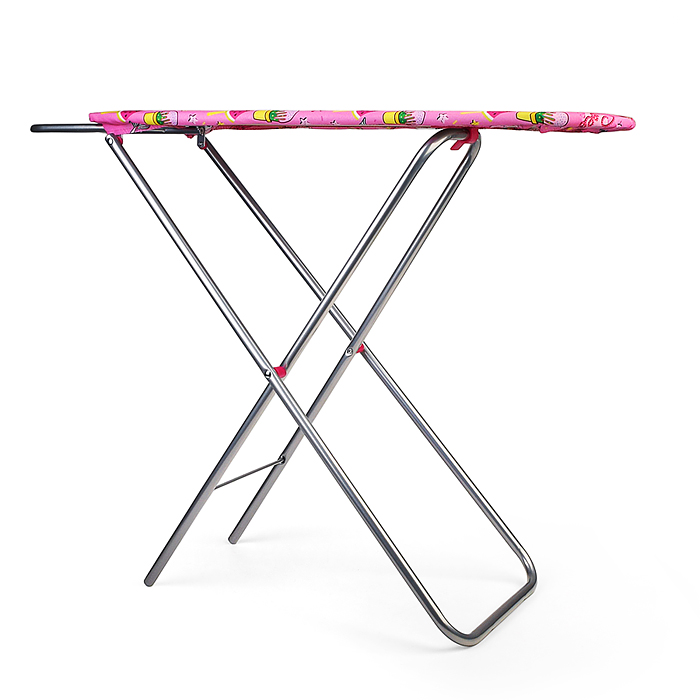 Доска для глажения 9327 металлическая, принт розовый мир