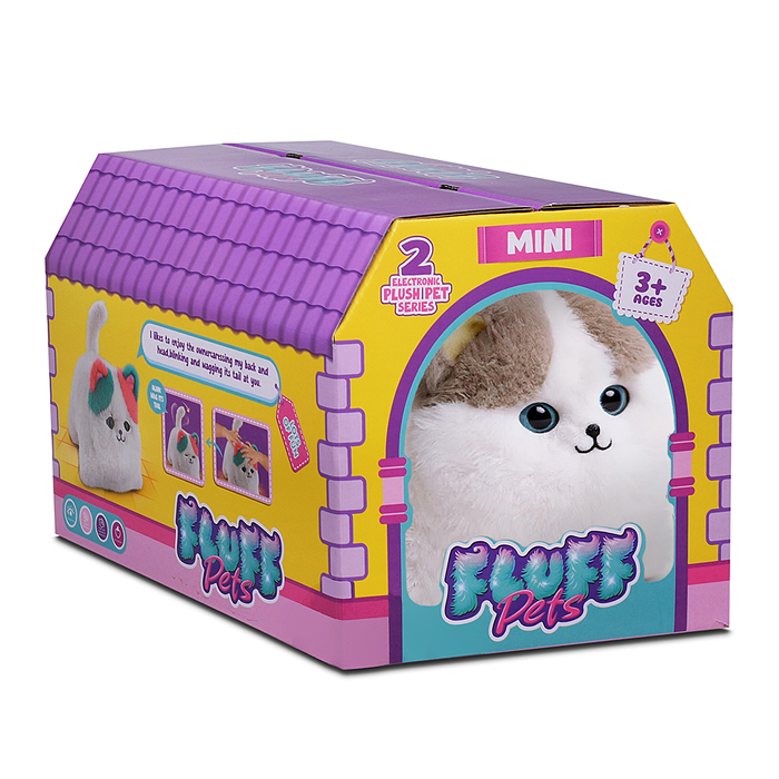 Кошка 00-6822 "Матильда" (глазки двигаются, запись, поёт и пьёт молоко) в коробке