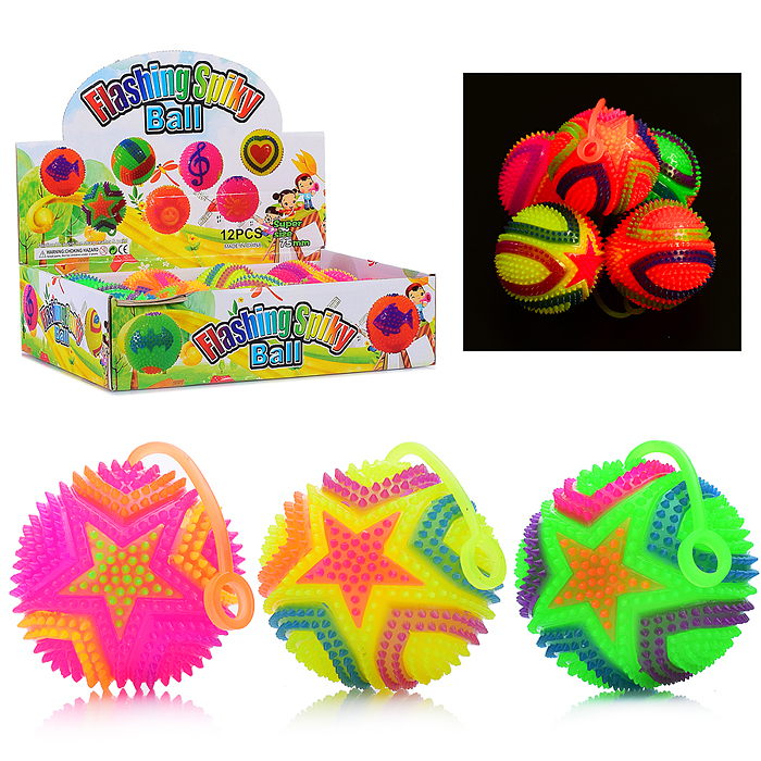 Игрушка-пищалка 00-3228 "Колючая Звезда" (7,5 см) в коробке