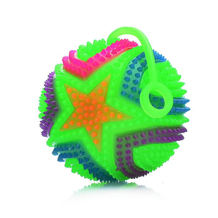 Игрушка-пищалка 00-3228 "Колючая Звезда" (7,5 см) в коробке