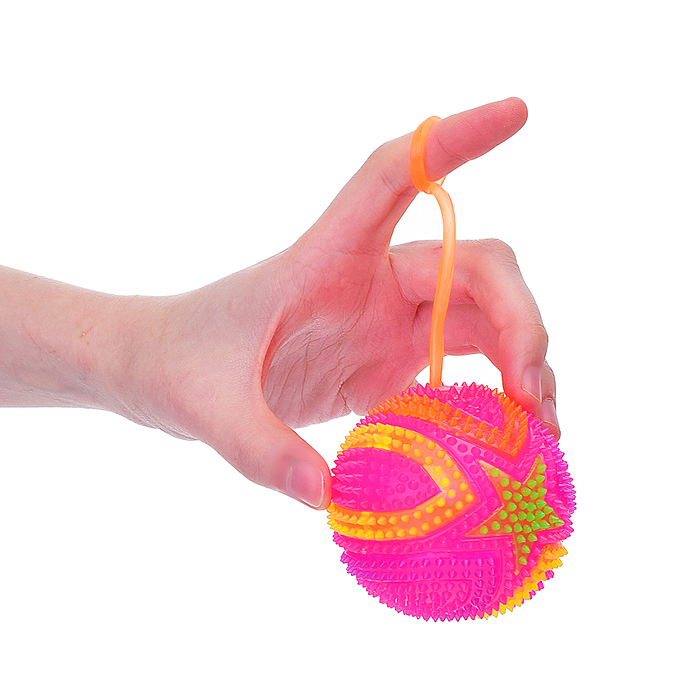 Игрушка-пищалка 00-3228 "Колючая Звезда" (7,5 см) в коробке