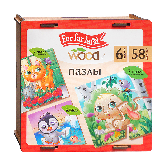 Пазлы 58 "Far far land" (6 пазлов)