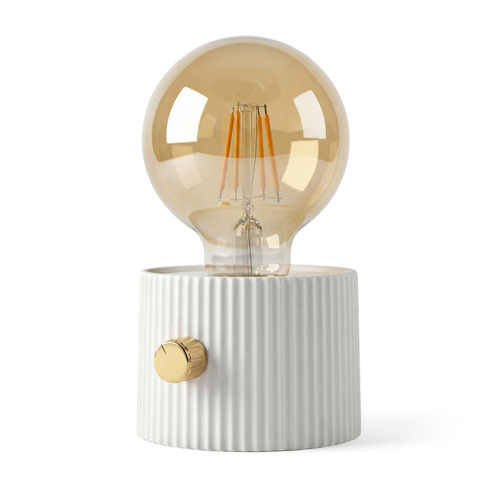 Светильник 00-8064 "Лампочка" (цвет белый) в коробке