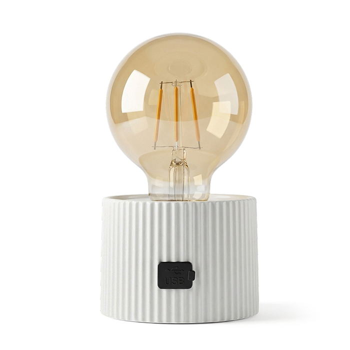 Светильник 00-8064 "Лампочка" (цвет белый) в коробке