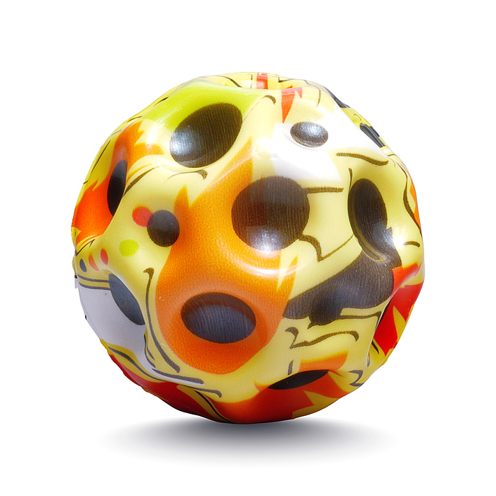 Мяч детский 00-7966 "Цветовой взрыв" PU (7см) в коробке